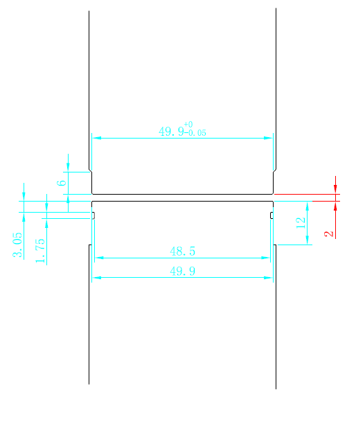 0.5-96p冲型ffc排线冲型模具2