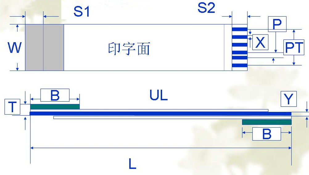 B型反向FFC软排线